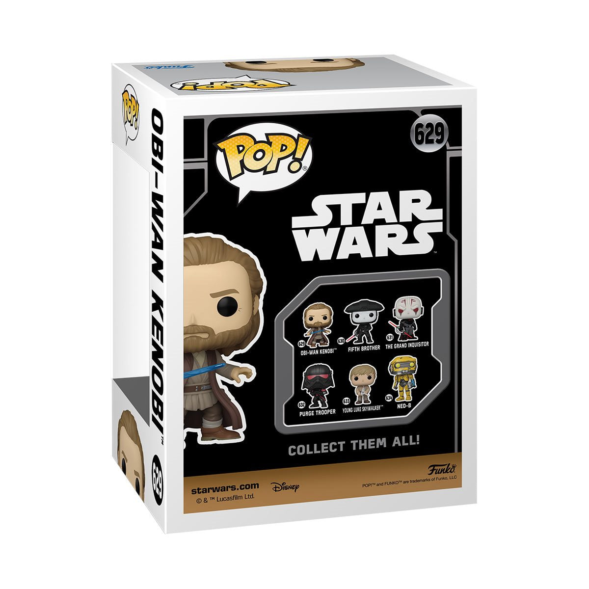 Star Wars: Obi-Wan Kenobi (Battle Pose) Funko Pop! Vinyl Figure #629 - Image 3