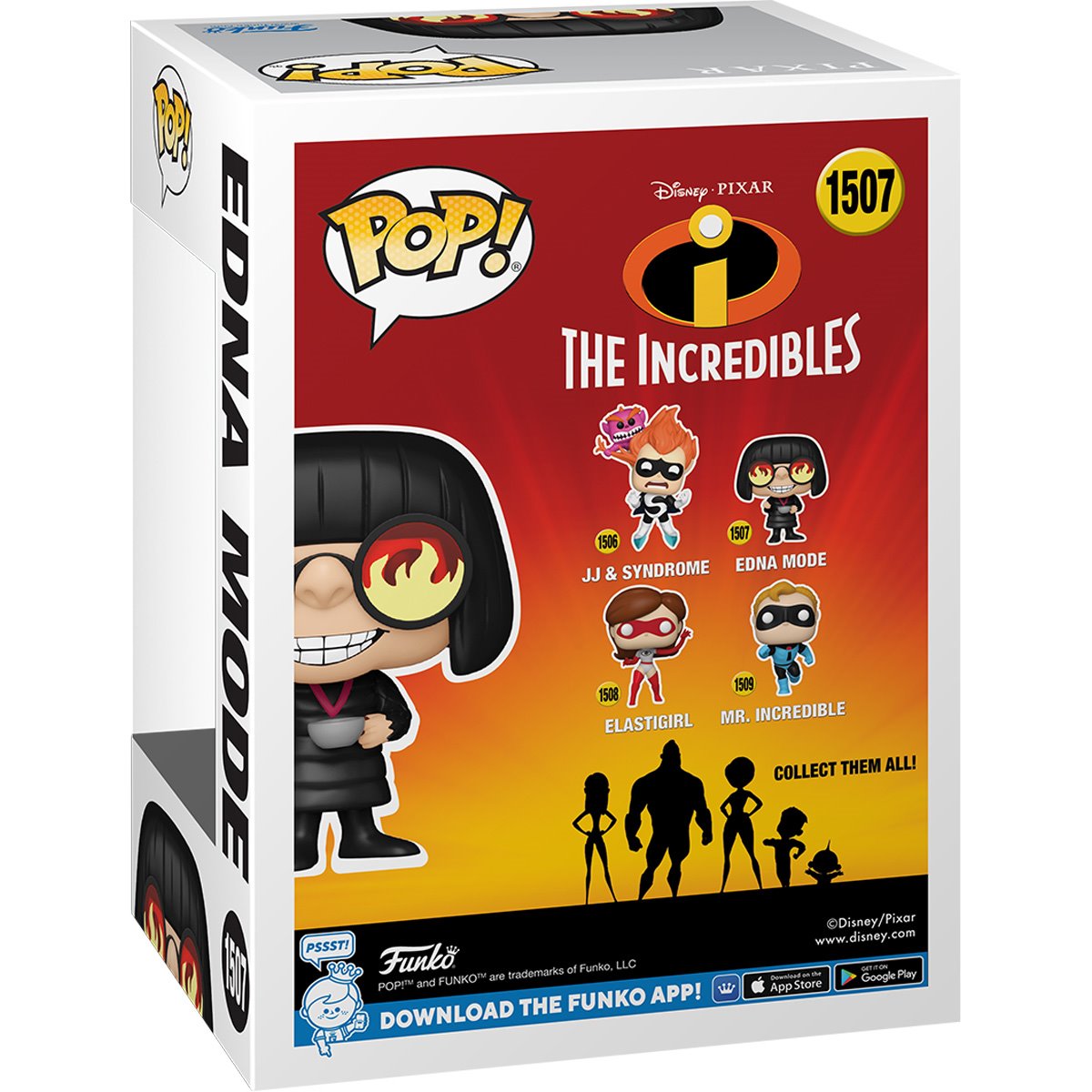 The Incredibles 20th Anniversary Edna Mode Funko Pop! Vinyl Figure #1507 - Image 3