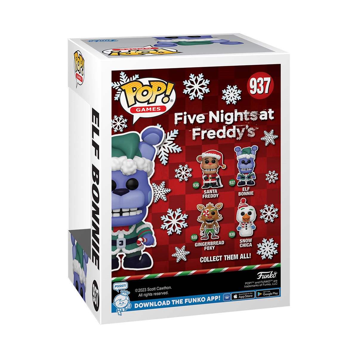 Five Nights at Freddy's Holiday Elf Bonnie Funko Pop! Vinyl Figure #937 - Image 3