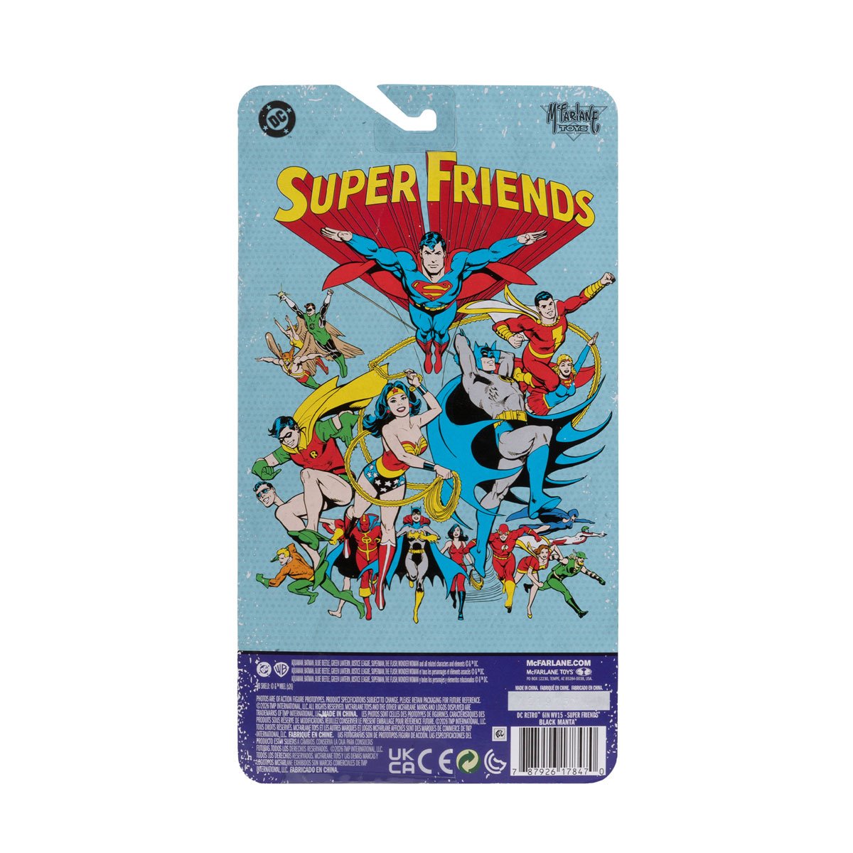 DC Retro Wave 15 Super Friends Black Manta 6-Inch Scale Action Figure - Image 10