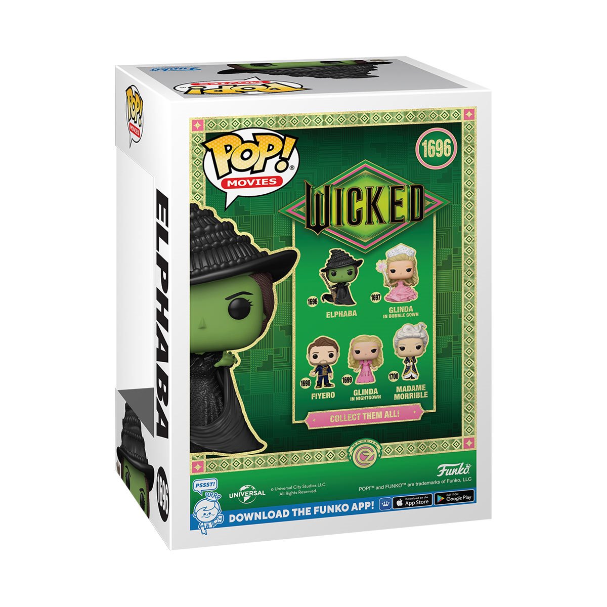 Wicked Part 1 Elphaba Funko Pop! Vinyl Figure #1696 - Image 3