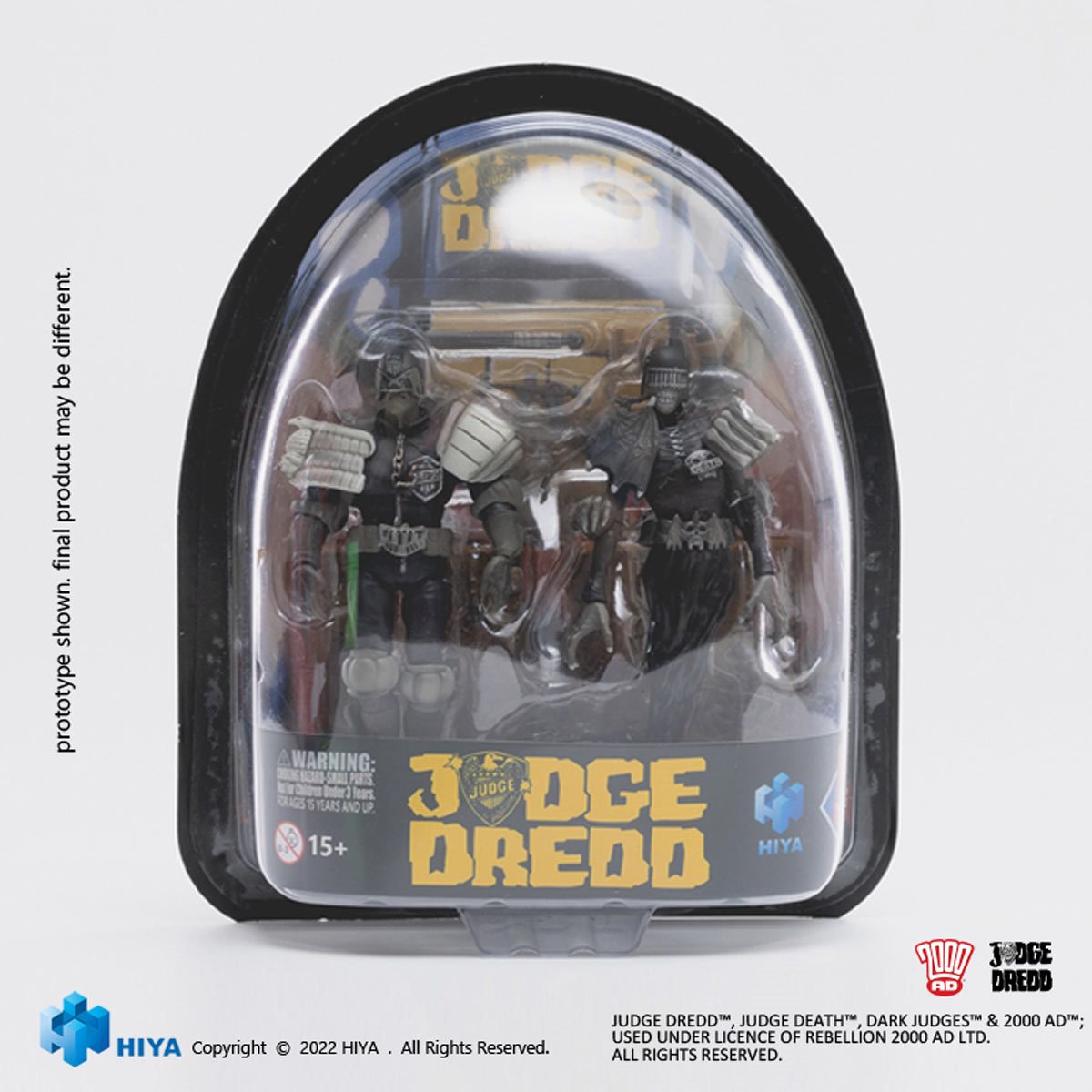 Judge Dredd vs. Death Black and White Exquisite Mini Series 1:18 Scale Action Figure 2-Pack - Image 9