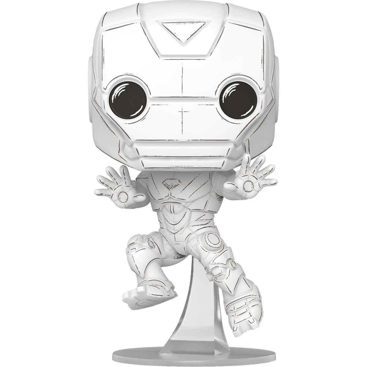 Marvel Sketched Iron Man Funko Pop! Vinyl Figure #1572 - Image 2