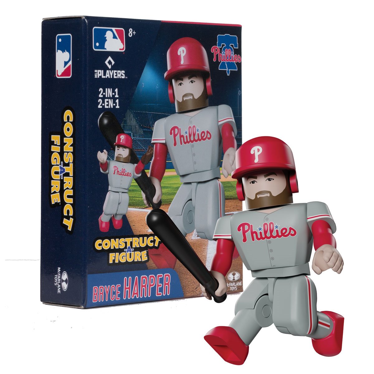 MLB Construct-a-Figure Series 1 Philadelphia Phillies Bryce Harper Mini-Figure - Image 5