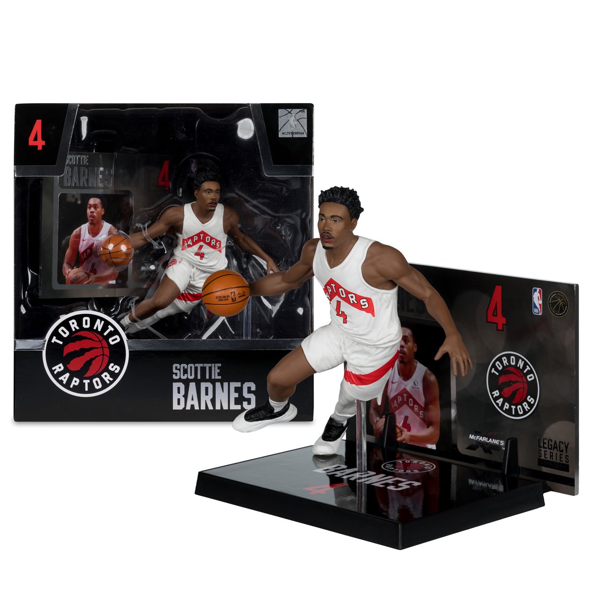 NBA McFarlane's SportsPicks Toronto Raptors Scottie Barnes 7-Inch Posed Figure - Image 8