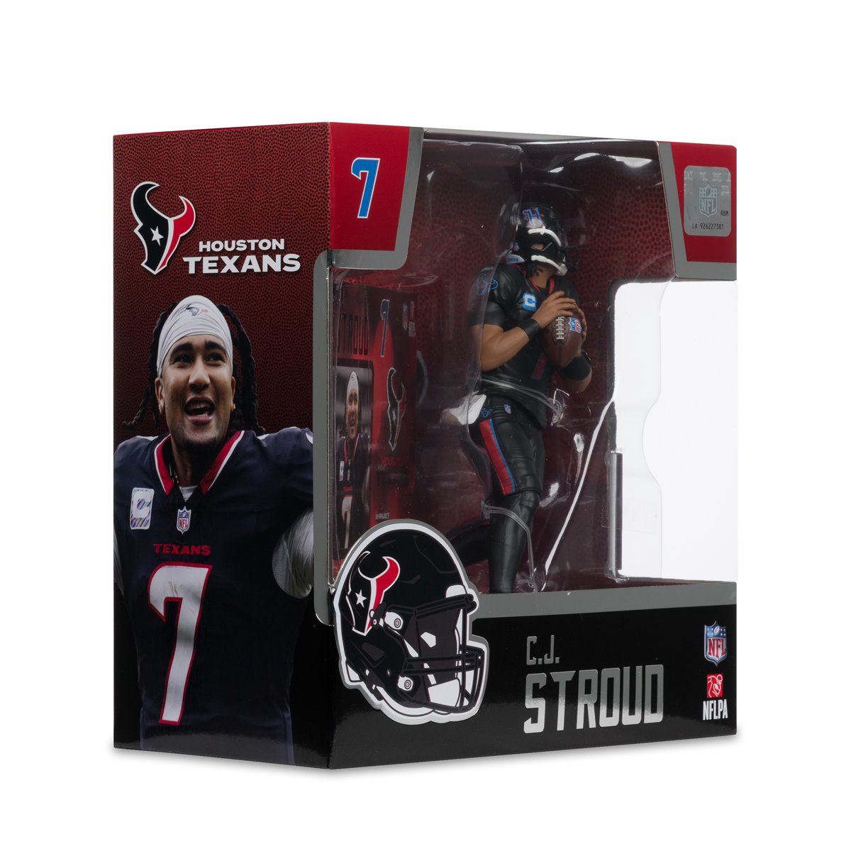 NFL SportsPicks 2025 Houston Texans C.J. Stroud Alternate Jersey 7-Inch Scale Posed Figure - Image 9