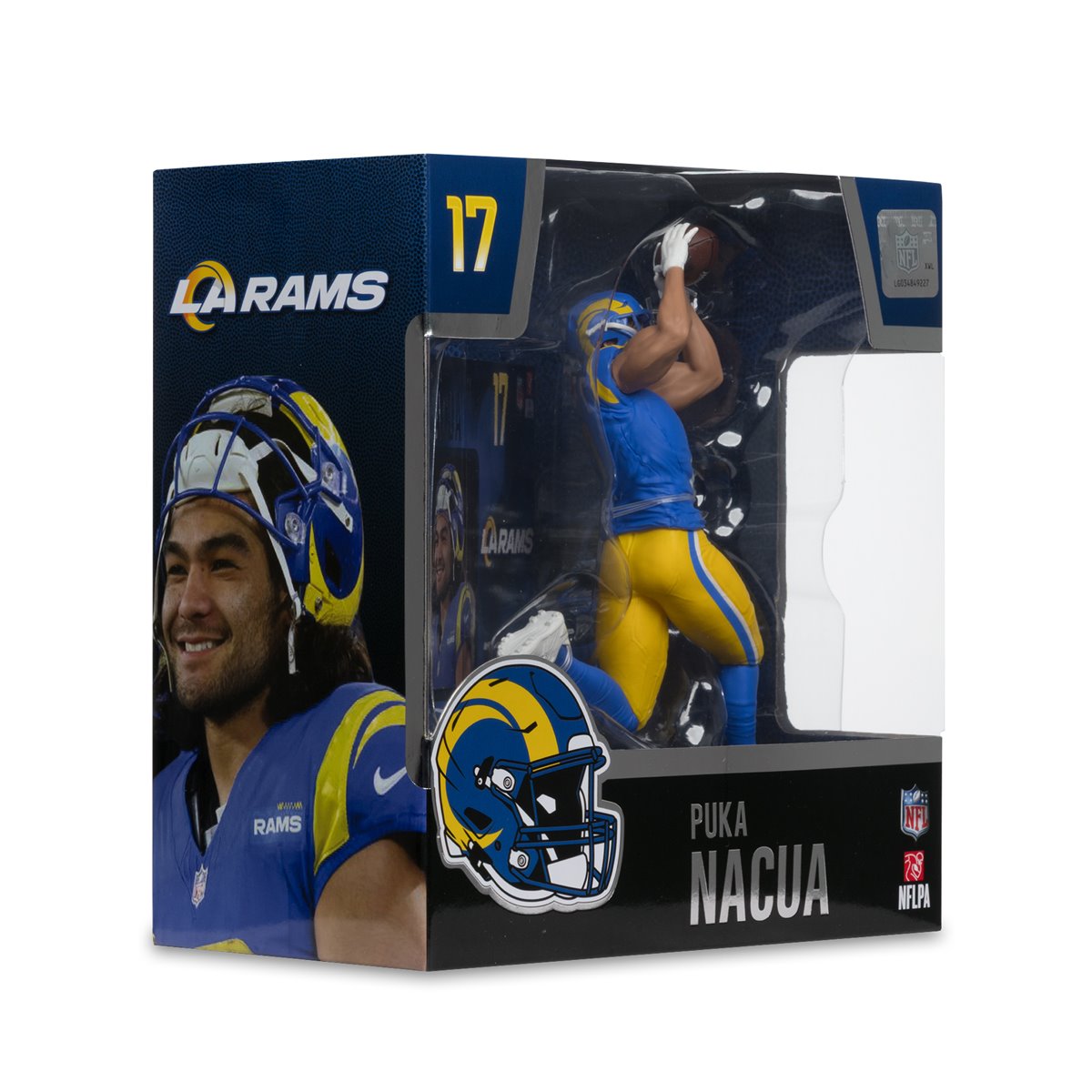 NFL SportsPicks 2025 Los Angeles Rams Puka Nacua 7-Inch Scale Posed Figure - Image 9