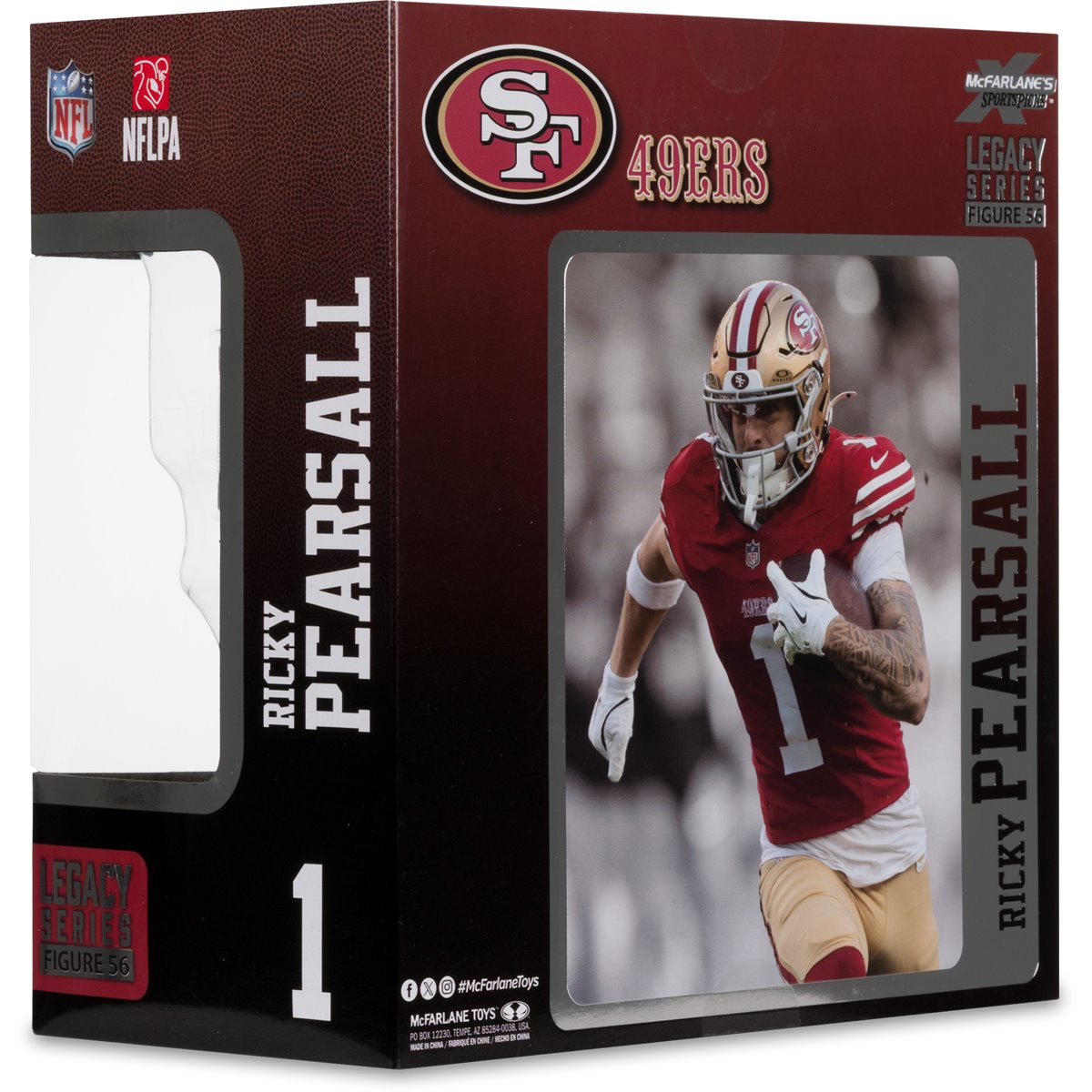 NFL SportsPicks San Francisco 49ers Ricky Pearsall 7-Inch Posed Figure - Image 8