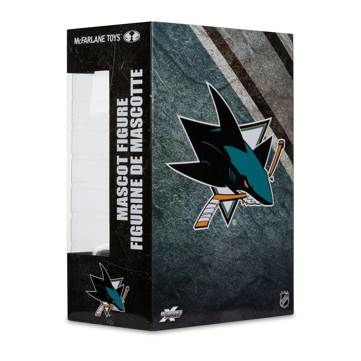 NHL San Jose Sharks S.J. Sharkie Mascot Posed Figure - Image 9