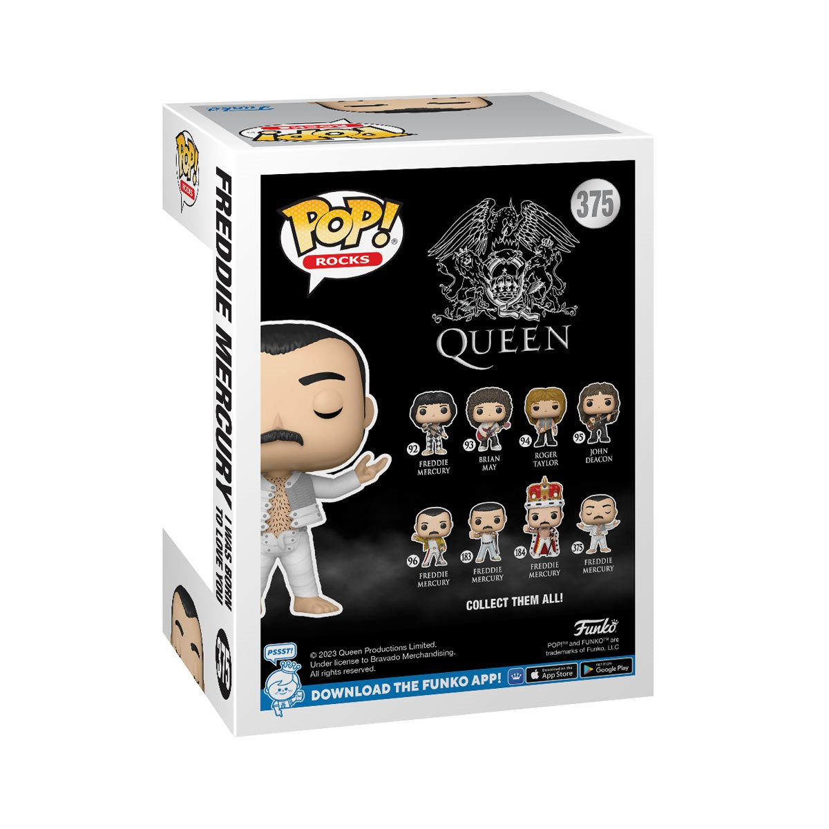 Queen Freddie Mercury I Was Born to Love You Funko Pop! Vinyl Figure #375 - Image 3