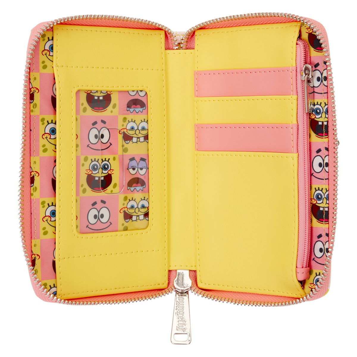 SpongeBob SquarePants and Patrick Star Checkered Zip-Around Wallet - Image 4