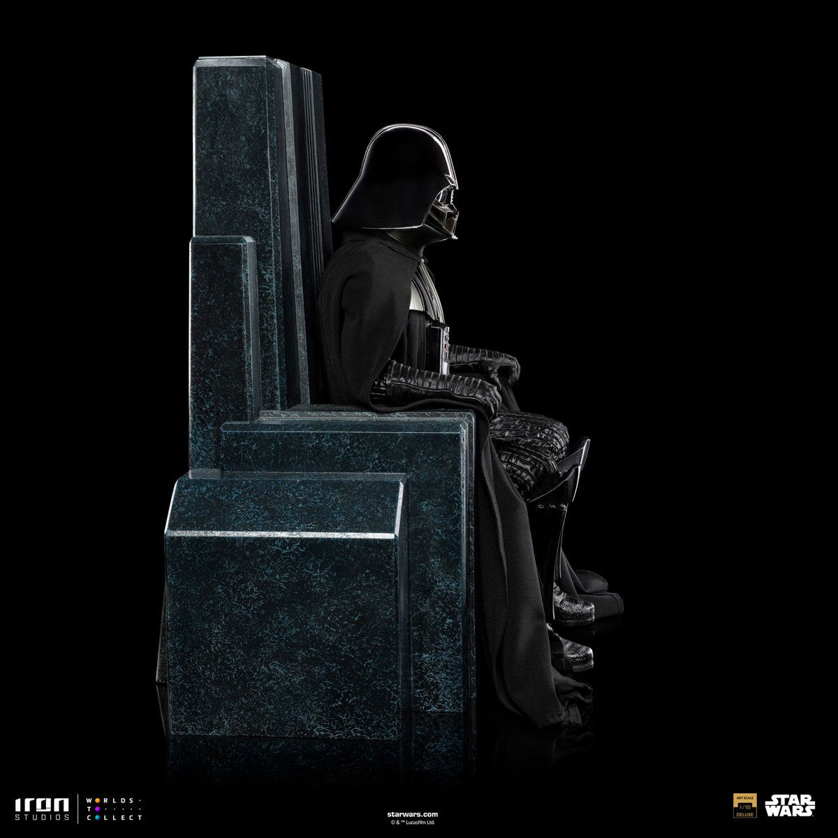 Star Wars: Obi-Wan Kenobi Darth Vader on Throne 1:10 Art Scale Limited Edition Statue - Image 10