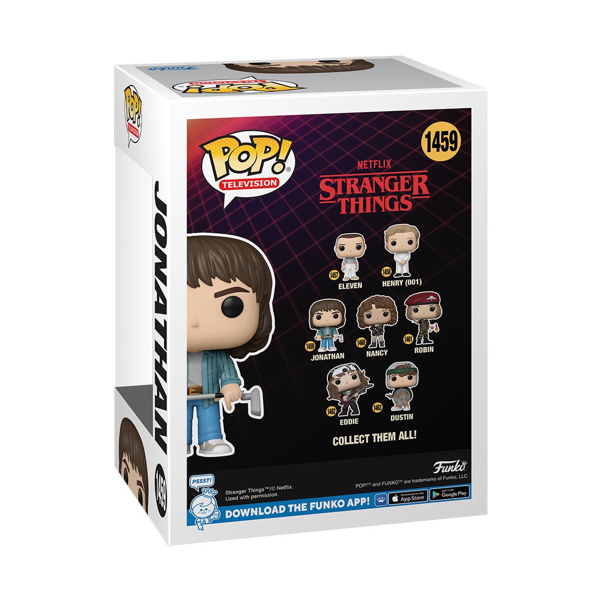 Stranger Things Season 4 Jonathan with Golf Club Funko Pop! Vinyl Figure #1459 - Image 3