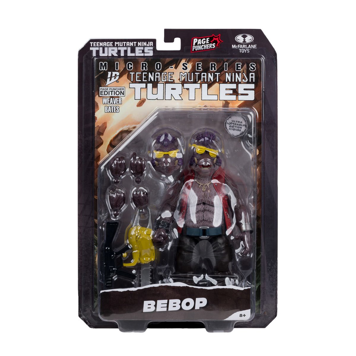 Teenage Mutant Ninja Turtles Page Punchers Wave 2 Bebop 5-Inch Scale Action Figure with Comic - Image 10
