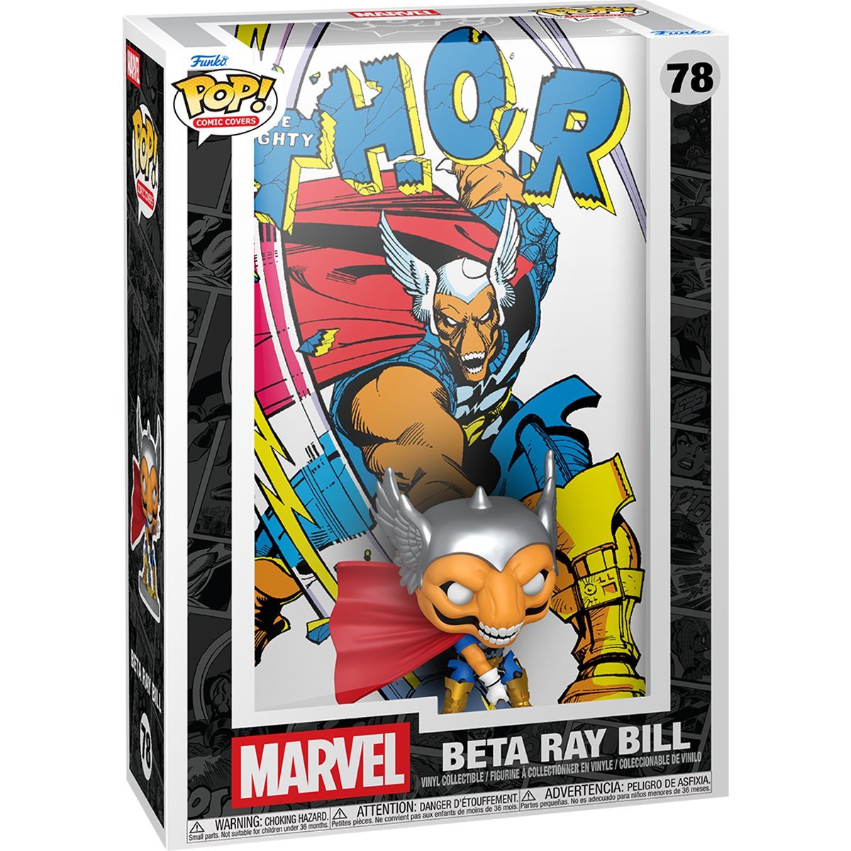 Marvel Beta Ray Bill Funko Pop! Comic Cover Figure #78 with Case - Image 3