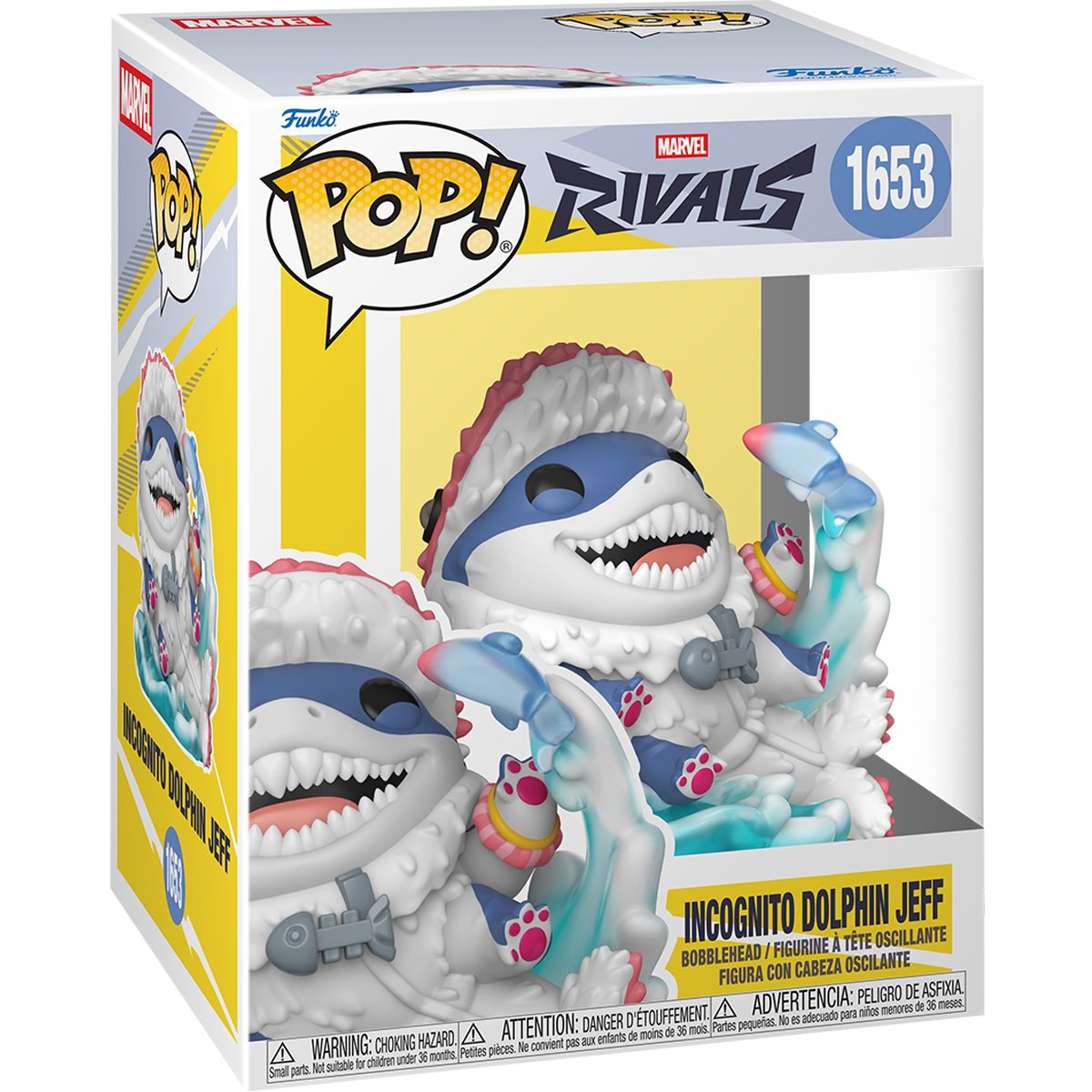 Marvel Rivals Incognito Dolphin Jeff Premium Funko Pop! Vinyl Figure #1653 - Image 2