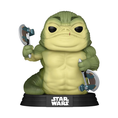 Star Wars: The Mandalorian and Grogu Rotta the Hutt (Wave 2) Glow-in-the-Dark Funko Pop! Vinyl Figure #843