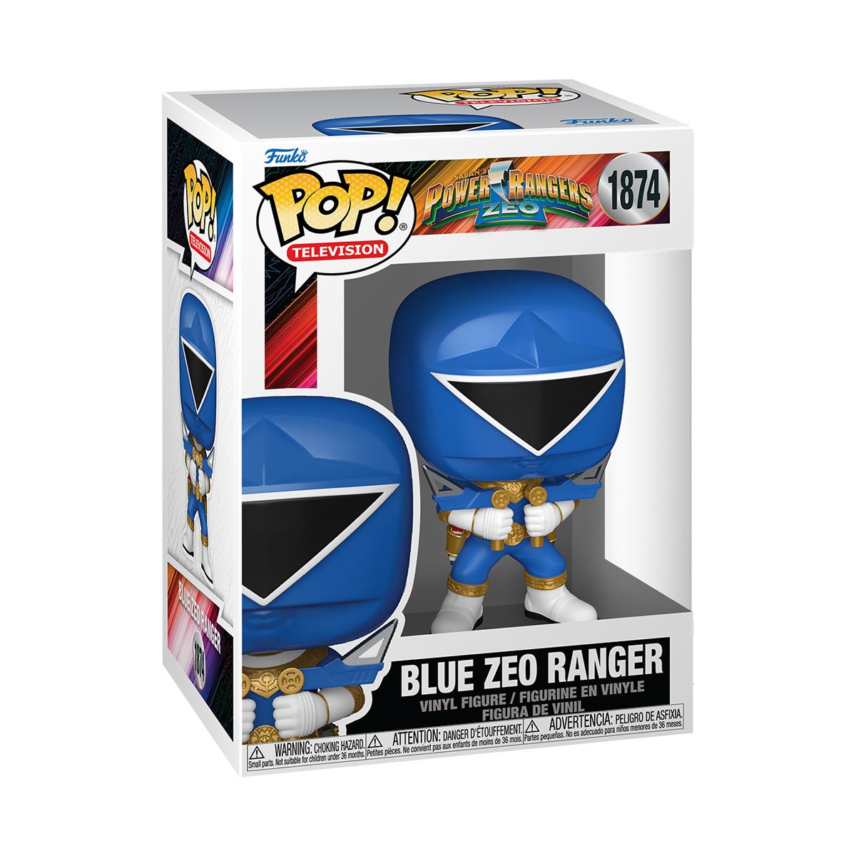 Power Rangers Zeo Blue Zeo Ranger Funko Pop! Vinyl Figure #1874 - Image 2