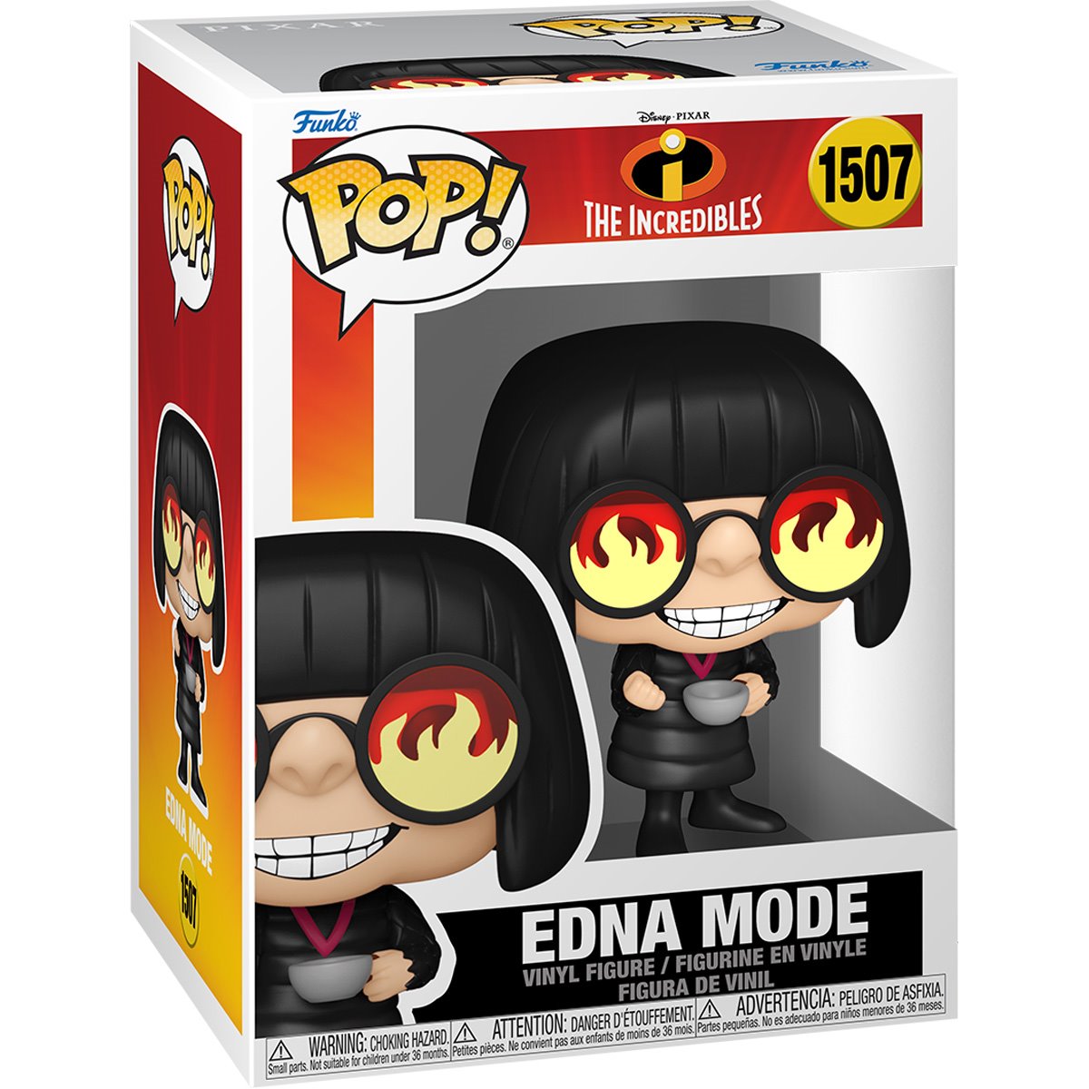 The Incredibles 20th Anniversary Edna Mode Funko Pop! Vinyl Figure #1507 - Image 2
