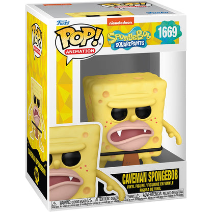 SpongeBob SquarePants 25th Anniversary Caveman SpongeBob Funko Pop! Vinyl Figure #1669 - Image 2