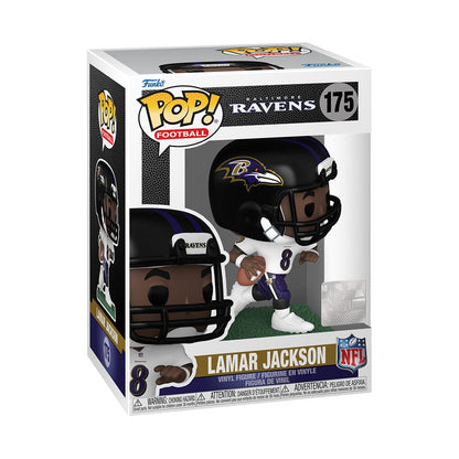 NFL Baltimore Ravens Lamar Jackson (Away) Funko Pop! Vinyl Figure #175 - Image 2