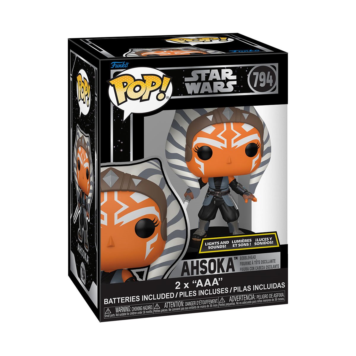 Star Wars Ahsoka Light-Up SFX Funko Pop! Vinyl Figure #794 - Image 4