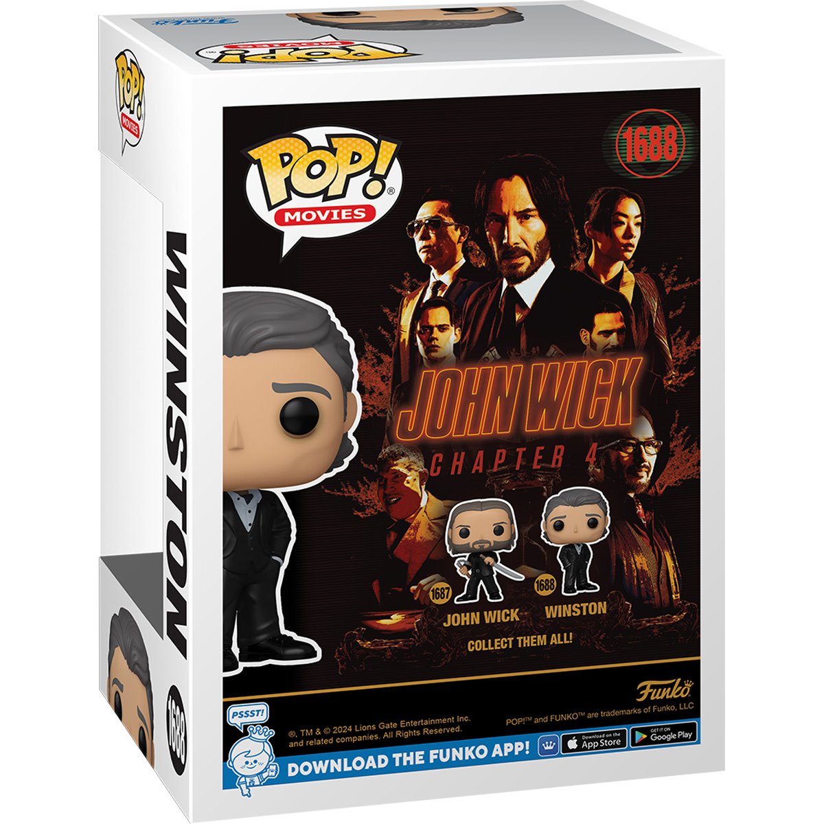 John Wick: Chapter 4 Winston Funko Pop! Vinyl Figure #1688 - Image 3