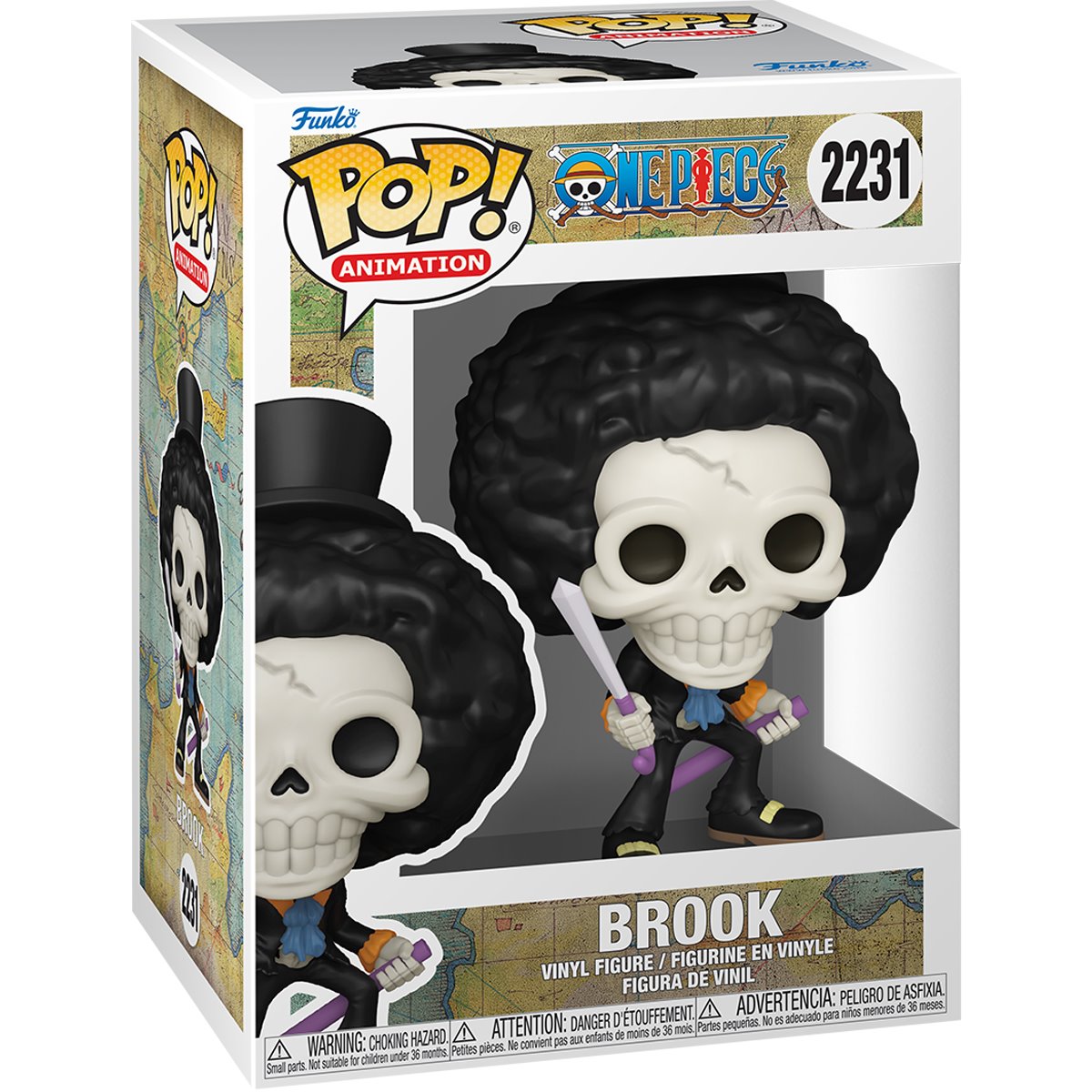 One Piece Brook Funko Pop! Vinyl Figure #2231 - Image 2