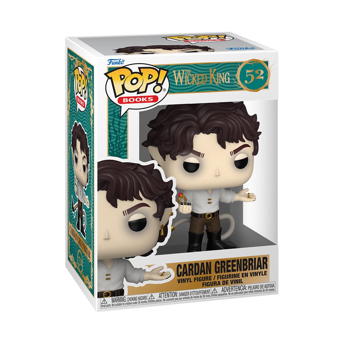 The Folk of the Air: The Wicked King Cardan Greenbriar Funko Pop! Vinyl Figure #52 - Image 2