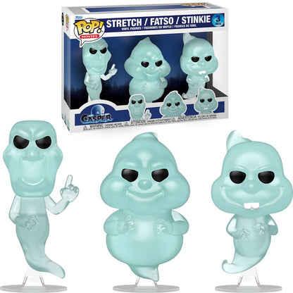 Casper 30th Anniversary Stretch Fatso Stinkie Funko Pop! Vinyl Figure 3-Pack