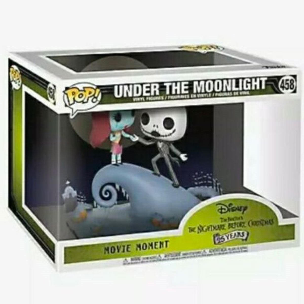 Nightmare Before Christmas Jack and Sally on the Hill Funko Pop! Vinyl Figure Movie Moments #458 - Image 2