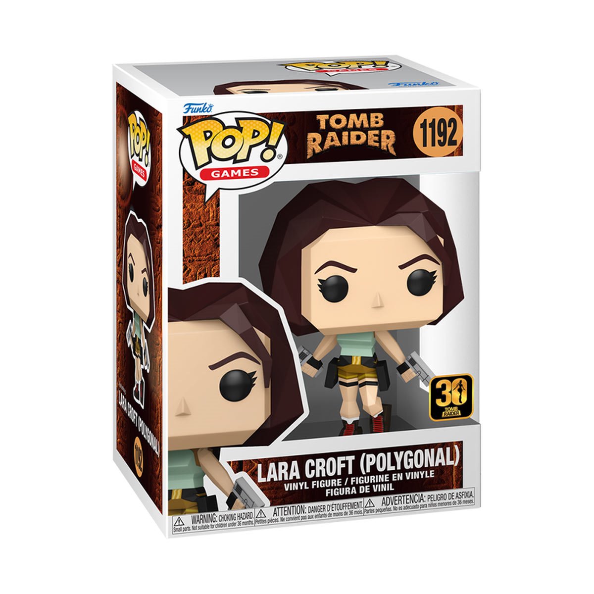 Tomb Raider Lara Croft (Polygonal) Funko Pop! Vinyl Figure #1192 - Image 2