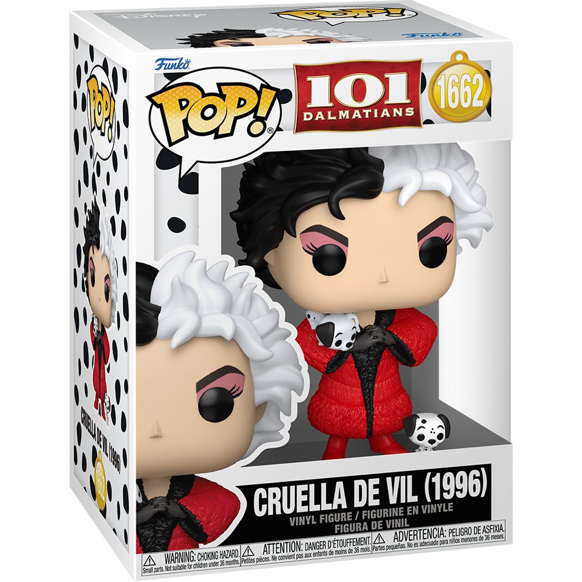 101 Dalmatians Cruella De Vil (1996) Funko Pop! Vinyl Figure #1662 - Image 2