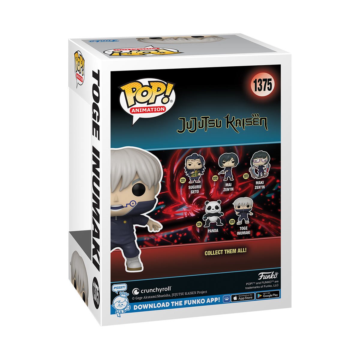 Jujutsu Kaisen Toge Inumaki Funko Pop! Vinyl Figure #1375 - Image 7