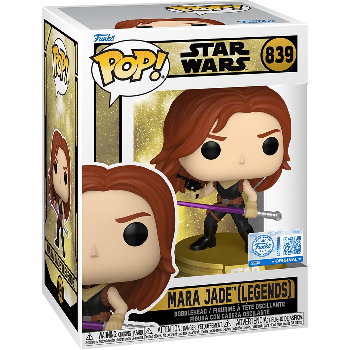 Star Wars Legends Mara Jade (Legends) Funko Pop! Vinyl Figure #839 - Specialty - Image 2