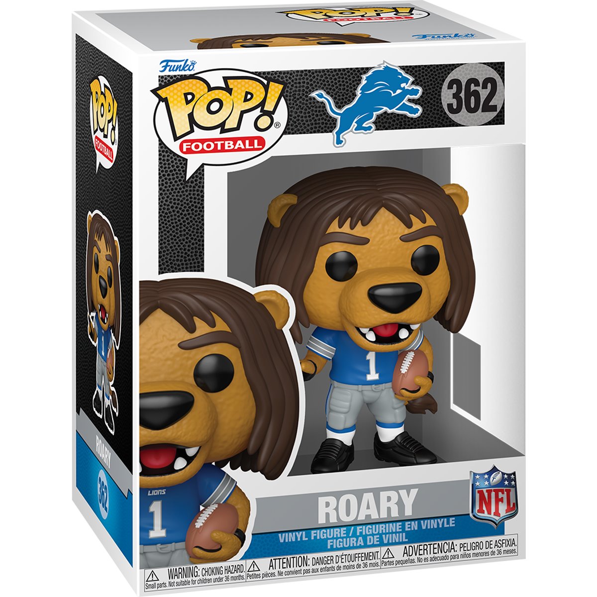 NFL Mascots Lions Roary Funko Pop! Vinyl Figure #362 - Image 2
