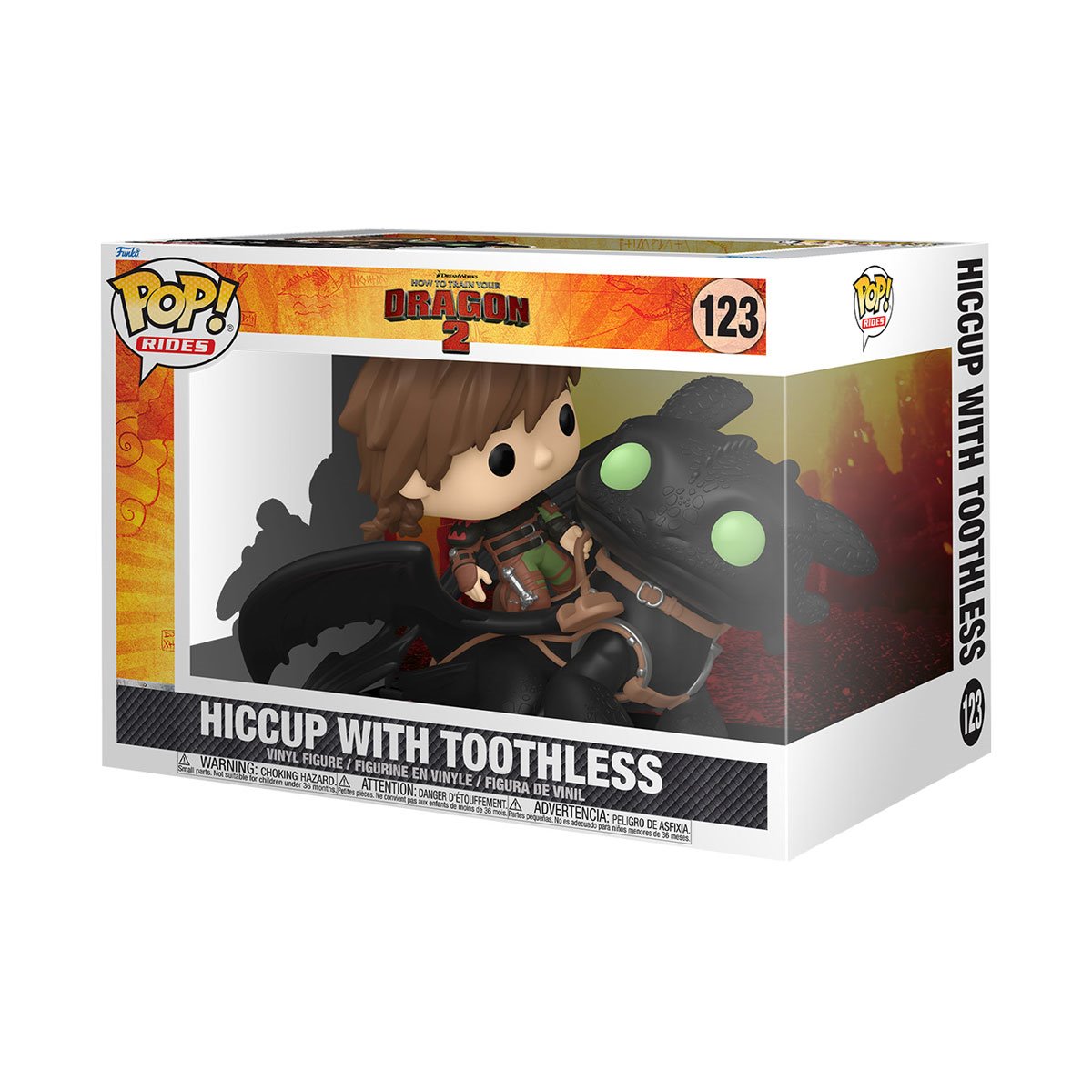 How to Train Your Dragon 2 Hiccup with Toothless Deluxe Funko Pop! Ride #123 - Image 2