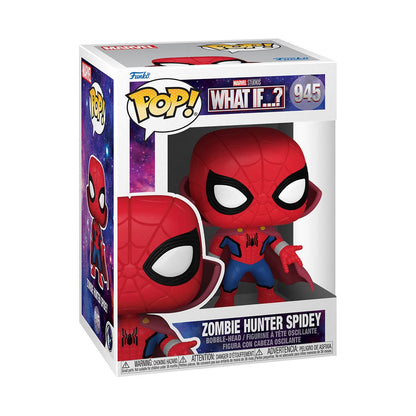 What If Zombie Hunter Spidey Funko Pop! Vinyl Figure #945 - Image 2
