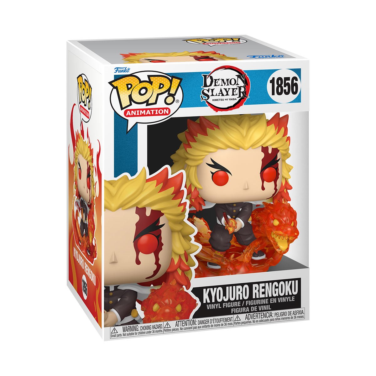 Demon Slayer Kyojuro Rengoku 9th Form Premium Funko Pop Vinyl Figure #1856 - Image 2