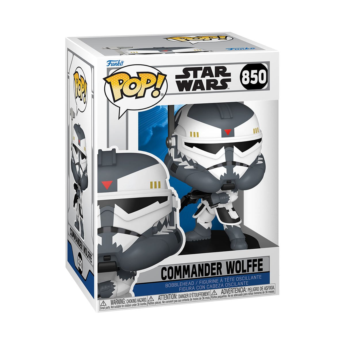 Star Wars The Clone Wars Commander Wolffe Funko Pop! Vinyl Figure #850 - Image 2
