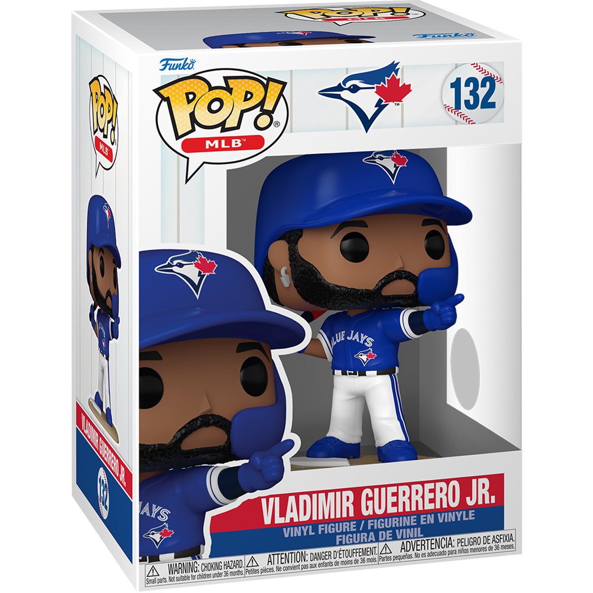 MLB Blue Jays Vladimir Guerrero Jr. (Alternate) Funko Pop! Vinyl Figure #132 - Image 2