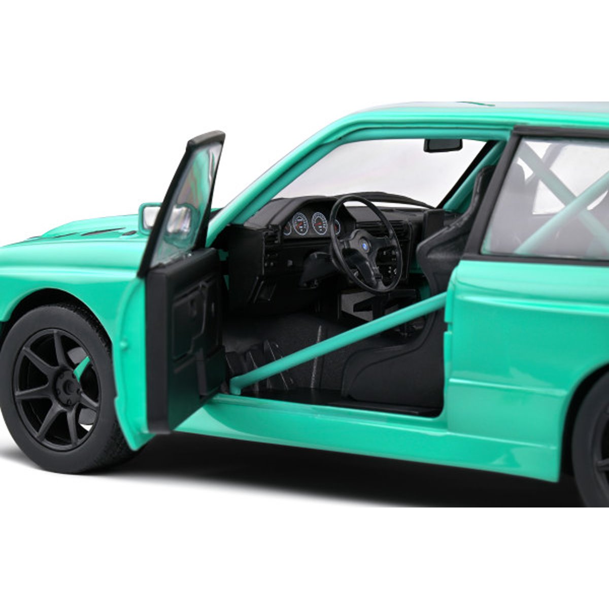 1990 BMW E30 M3 Tiffany Blue 1:18 Scale Die-Cast Metal Vehicle - Image 3