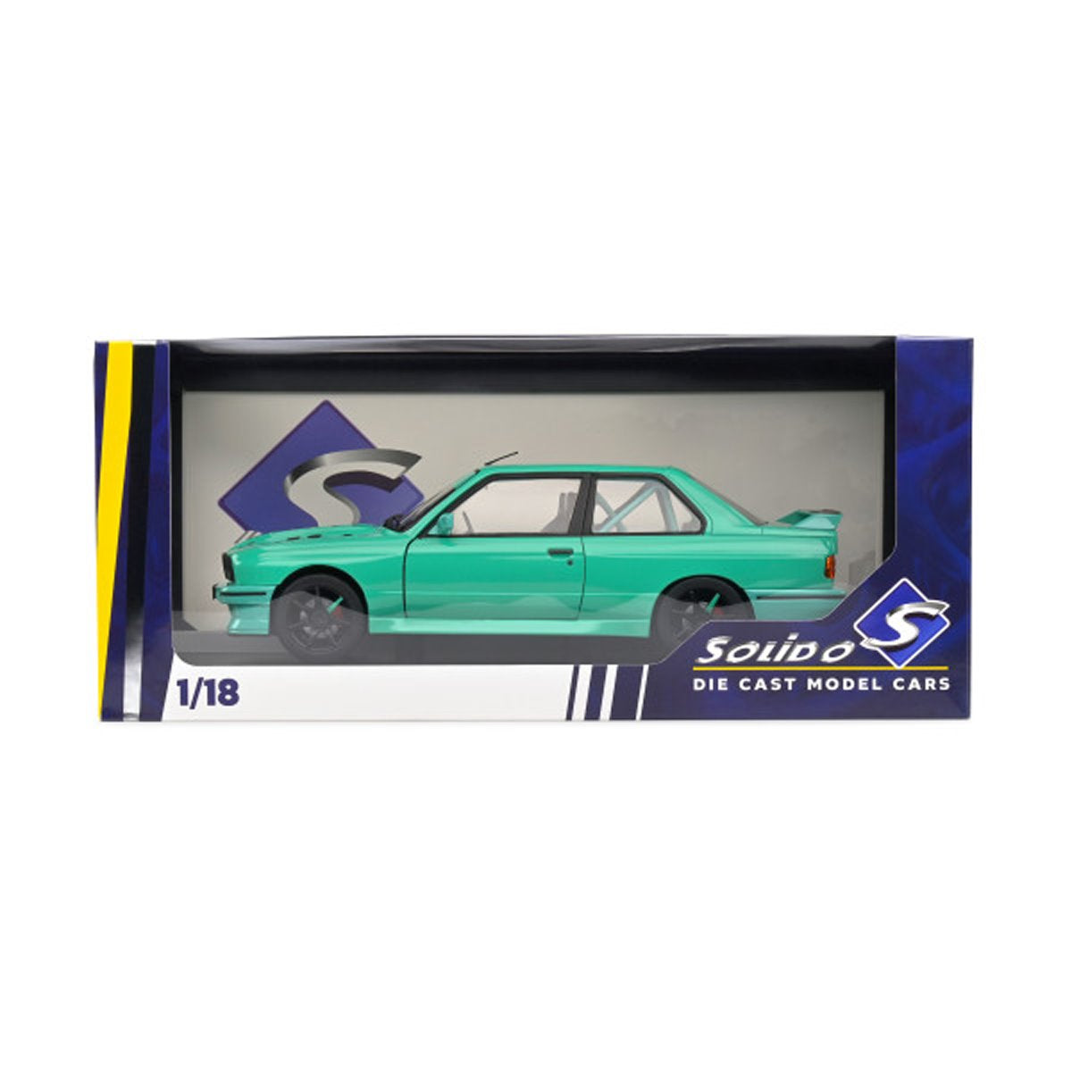 1990 BMW E30 M3 Tiffany Blue 1:18 Scale Die-Cast Metal Vehicle - Image 9