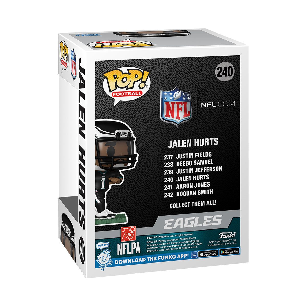 NFL Eagles Jalen Hurts Funko Pop! Vinyl Figure #240 - Image 3