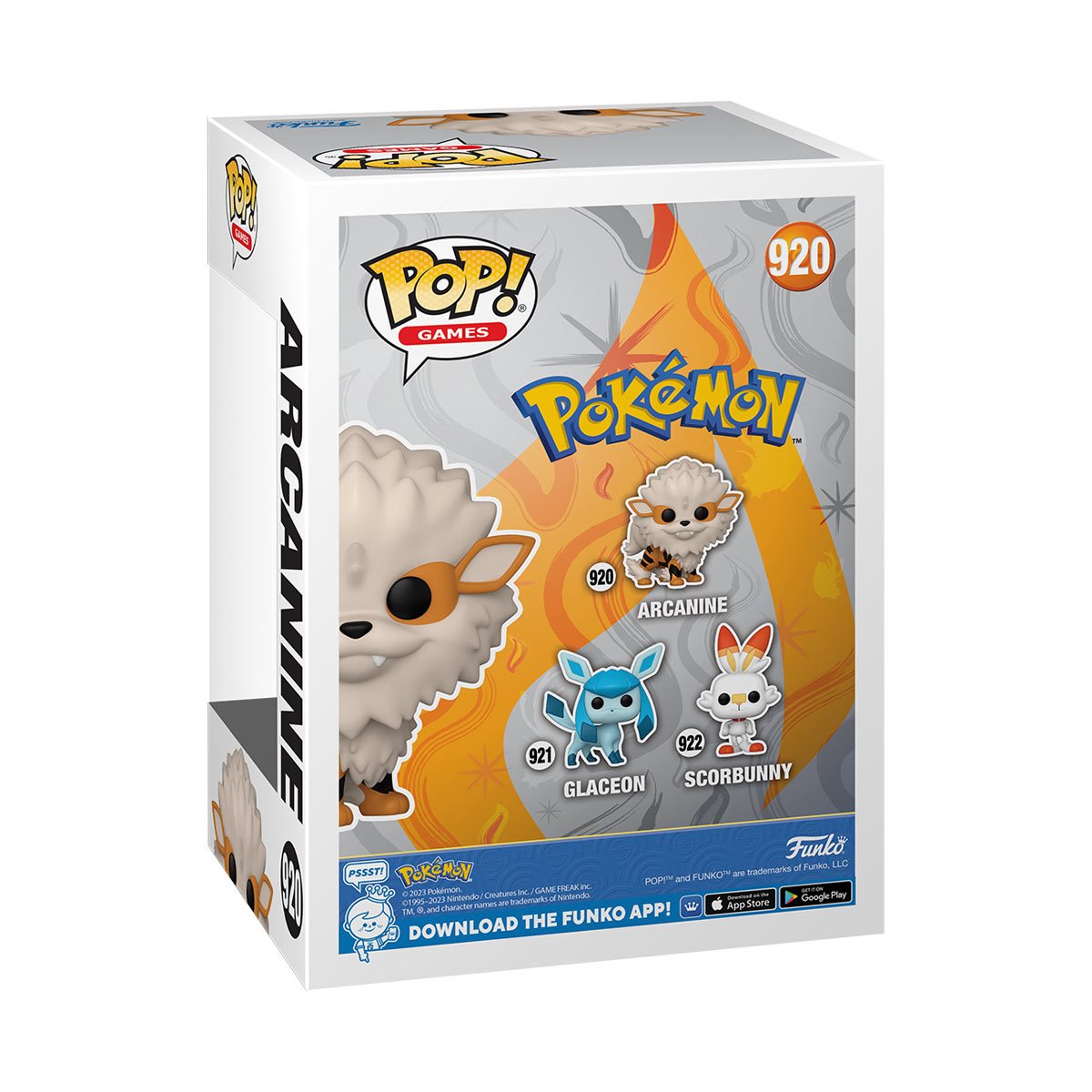 Pokemon Arcanine Funko Pop! Vinyl Figure #920 - Image 3