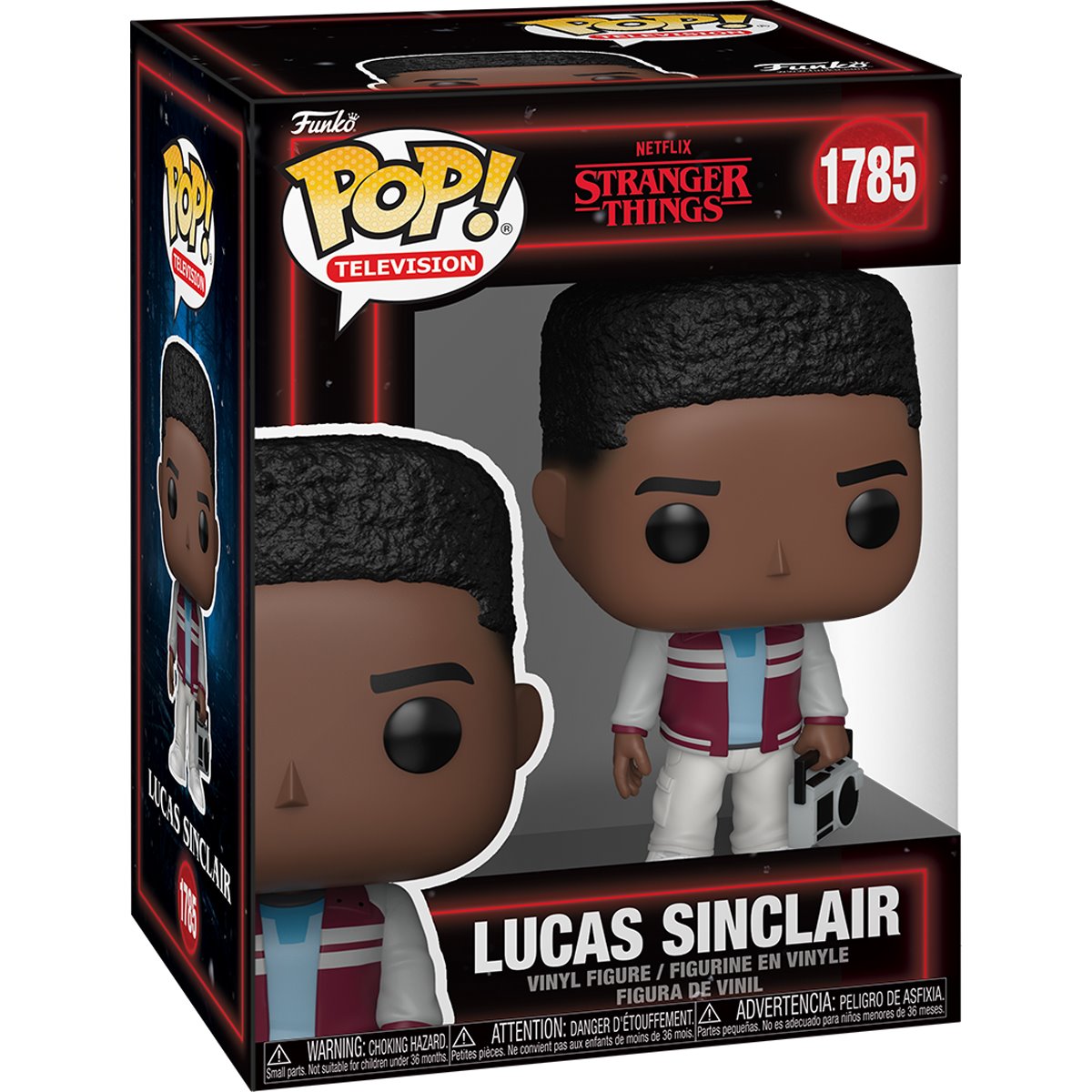 Stranger Things Season 5 Lucas Sinclair Funko Pop! Vinyl Figure #1785 - Image 2