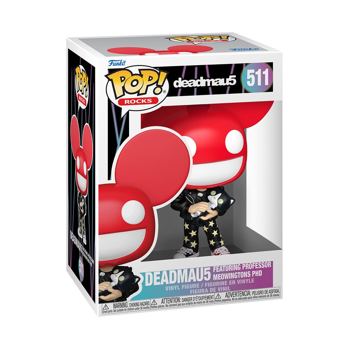 Deadmau5 Featuring Professor Meowingtons PhD Funko Pop! Vinyl Figure #511 - Image 2