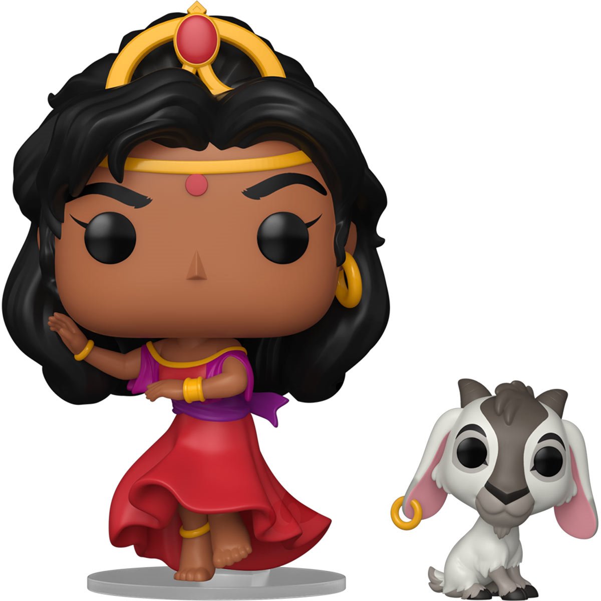 The Hunchback of Notre Dame Esmeralda and Djali Funko Pop! Vinyl Figure and Buddy #1735