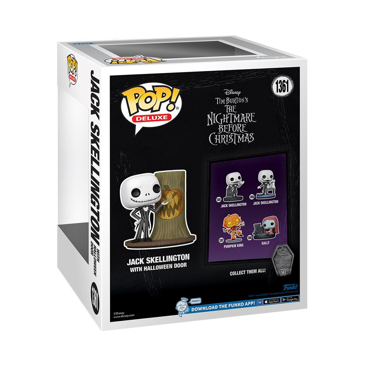 The Nightmare Before Christmas 30th Anniversary Jack with Halloween Door Deluxe Funko Pop! Vinyl Figure #1361 - Image 3