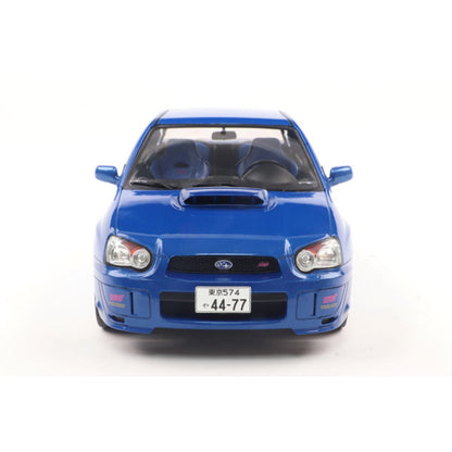 2003 Subaru Impreza WRX STI Sonic Blue 1:18 Scale Die-Cast Metal Vehicle - Image 7